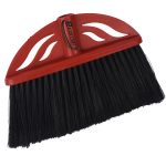 Ecomate Red Black Soft Bristle Long Handle Brush