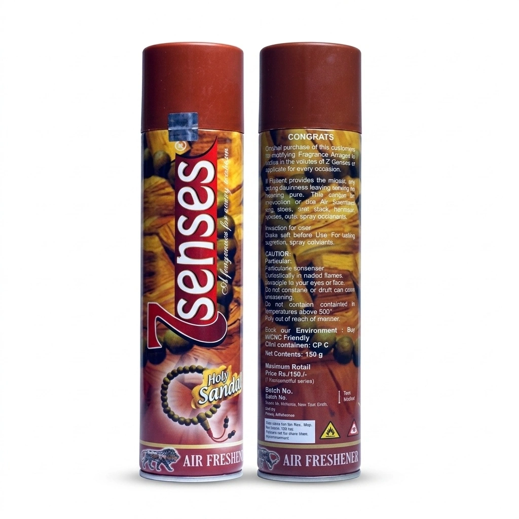 7-senses-holy-sandal-air-freshner-150-g-front.webp 7 Senses Holy Sandal Air Freshner 150 G - Image 1