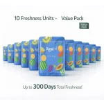 Dyna Fresh Air Freshener Pocket Feel The Freshness Mix Fruit Fragrance (Pack Of 10) - Image 3