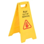 Ecomate Caution/Sign Board Yellow Out Of Service