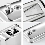 Ecomate EP-0012 (a) Stainless Steel Liquid Soap Dispenser 500ml - Image 10