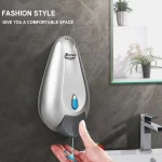 Ecomate EP-1098 (c) Plastic Liquid Soap Dispenser Grey Oval 400ml - Image 4