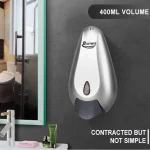 Ecomate EP-1098 (c) Plastic Liquid Soap Dispenser Grey Oval 400ml - Image 3