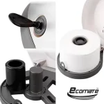 Ecomate EP-8002 (a) Tissue/Toilet Roll Jumbo Dispenser Plastic White - Image 9