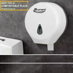 Ecomate EP-8002 (a) Tissue/Toilet Roll Jumbo Dispenser Plastic White - Image 2