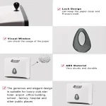 Ecomate EP-8228 (a) N Fold Tissue Dispenser Plastic White - Image 9