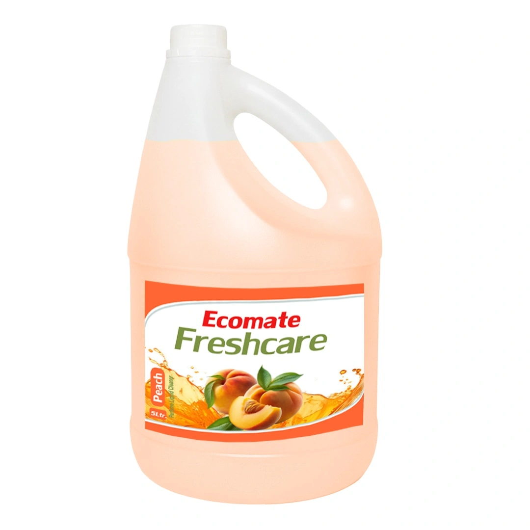 ecomate-freshcare-peach-apricoat-scent-thick-liquid-5-litre-front.webp Ecomate Professional Freshcare Liquid Peach 5 Litre - Image 1