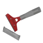 Ecomate Plastic Scrapper Heavy Big Red & Grey