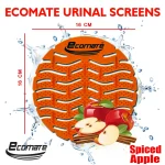 Ecomate Premium Urinal Screen Spiced Apple Red Pack Of 2 - Image 2
