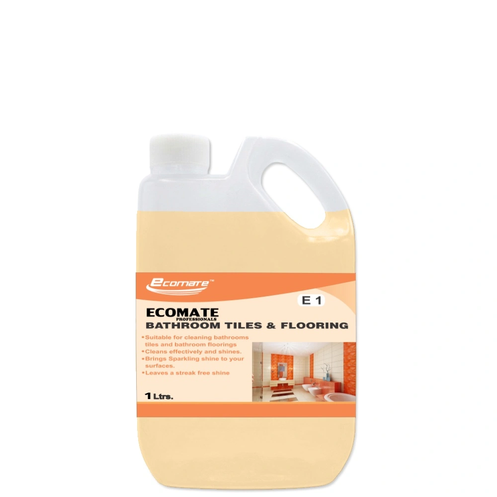 ecomate-professional-e-1-bathroom-tiles-flooring-cleaner-1-litre-front.webp Ecomate Professional E1 Bathroom Tiles & Flooring Cleaner 1 litre - Image 1