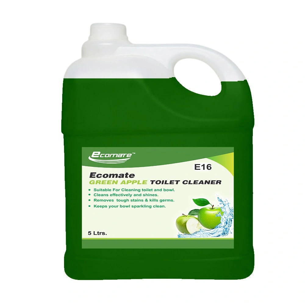 ecomate-professional-e-16-green-apple-toilet-cleaner-5-litre-front.webp Ecomate Professional E16 Green Apple Premium Toilet Cleaner 5 Litre - Image 1