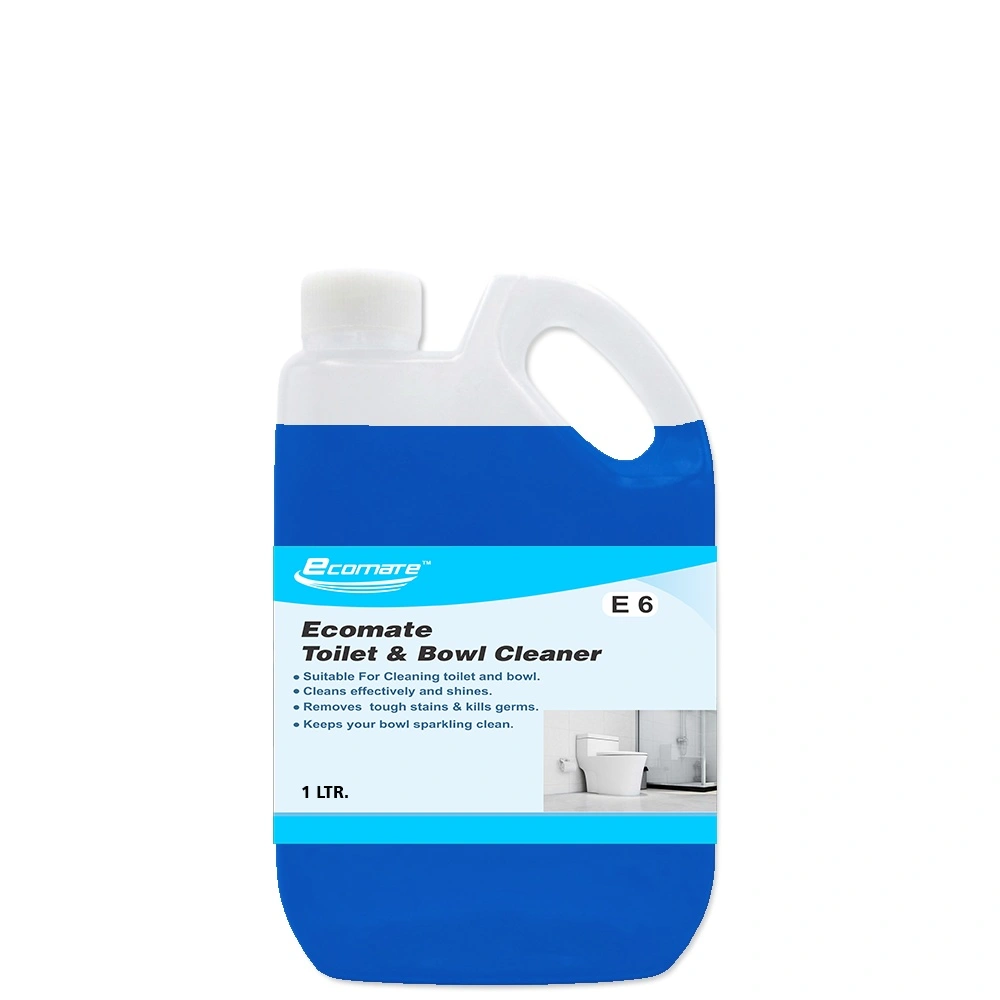 ecomate-professional-e-6-toilet-bowl-cleaner-1-litre-front.webp Ecomate Professional E6 Toilet & Bowl Cleaner 1 Litre - Image 1