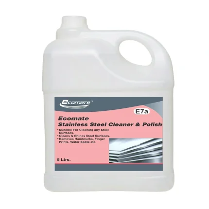 Ecomate Professional E7 Stainless Steel Cleaner & Polish 5 Litre