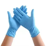 Hand Gloves Surgrical Rubber Blue (Pack Of 100 Pc) M