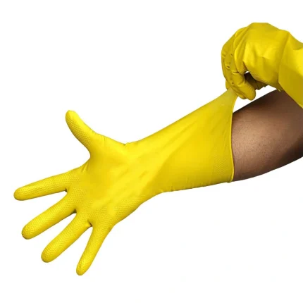 Hand Gloves Yellow Imported M