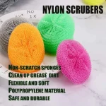 Nylon/Plastic Scrubber Multicolour Small Size - Image 2